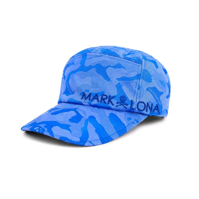 MARK & LONA - Topi Cap Camo Loreng Biru Unisex