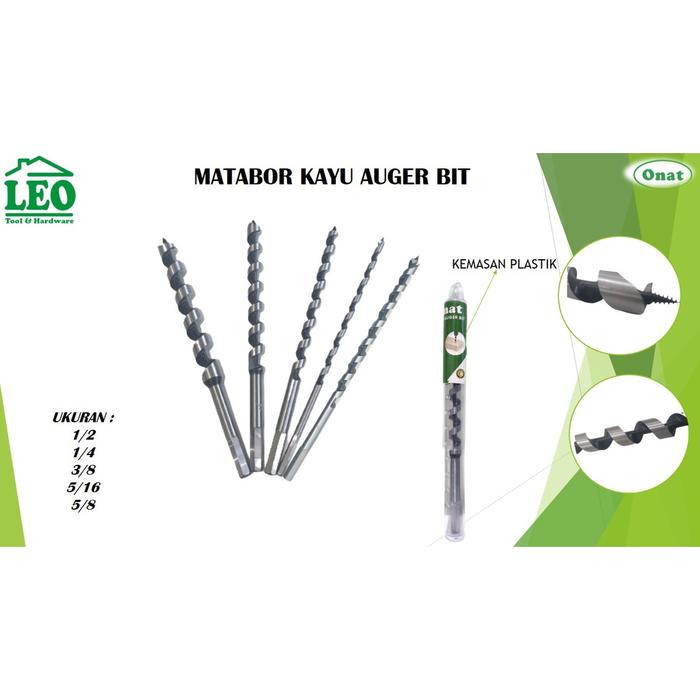 MATA BOR KAYU AUGER BIT 5/8 16 MM X 230 MM