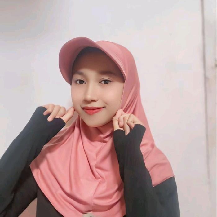 HIJAB SPORTY TOPI ANTI PANAS Jilbab Elegan untuk Tampilan Modern dan Menarik anti terik matahari
