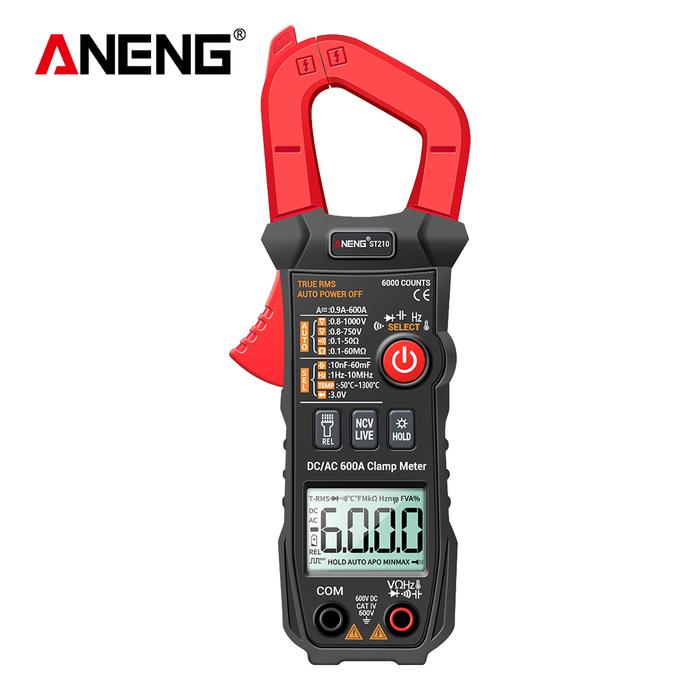 ANENG Digital Clamp Meter AC/DC Current Clamp True-RMS Multimeter