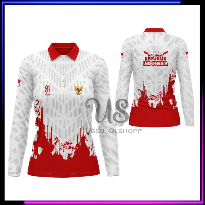Kaos 17 Agustus / Baju Kaos 17 Agustus Lengan Panjang / Baju 17 Agustus 2026 / Kaos Polo 17 Agustusa