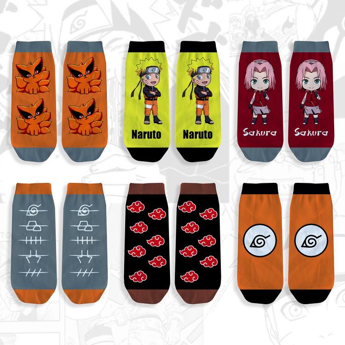 Kaos Kaki Semata Kaki FullPrint Dewasa // NARUTO