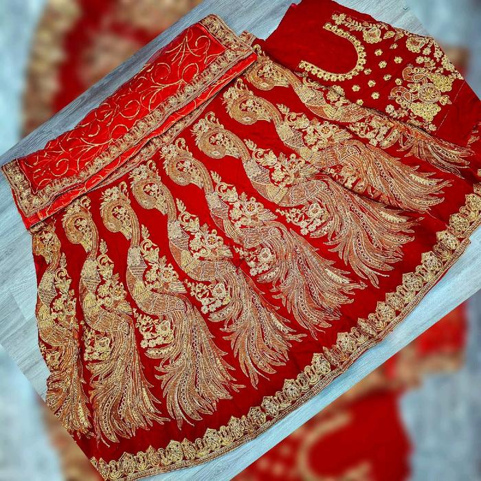 lehengga wedding merak ori india