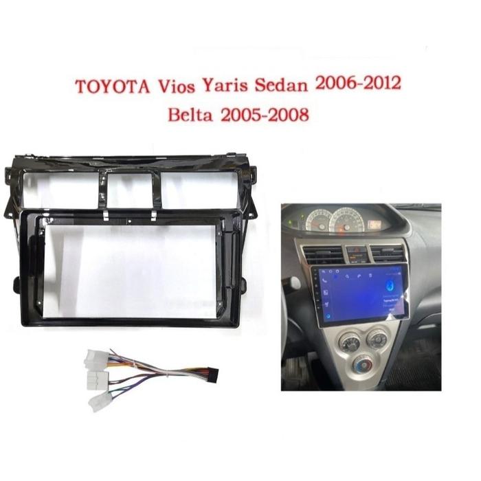 FRAME HEAD UNIT ANDROID 7 INCH / 9 INCH / 10 TOYOTA VIOS 2008 - 2012