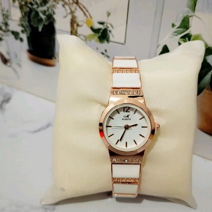 new produk !! JAM TANGAN WANITA ORIGINAL, JAM MERK MIRETE DENGAN KUALITAS TERJAMIN. TAHAN AIR DAN AN