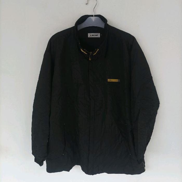 JAKET PRIA HITAM LECAF ORIGINAL SIZE XL J020