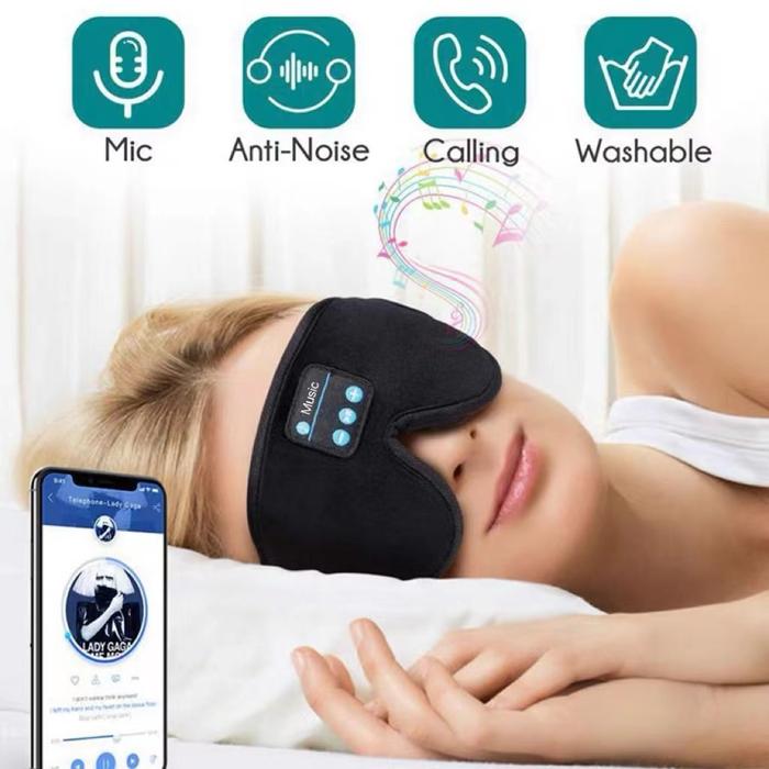 Sleep Headset 3D 5.0 Headset Wireless Talk Binaural Stereo Sleep