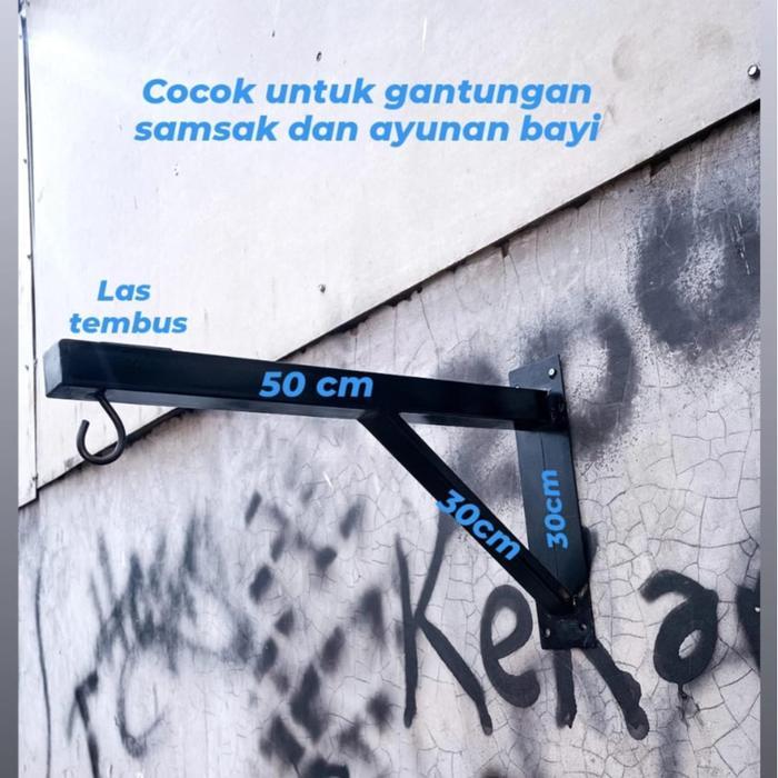 braket samsak/gantungan samsak/gantungan ayunan bayi kuat
