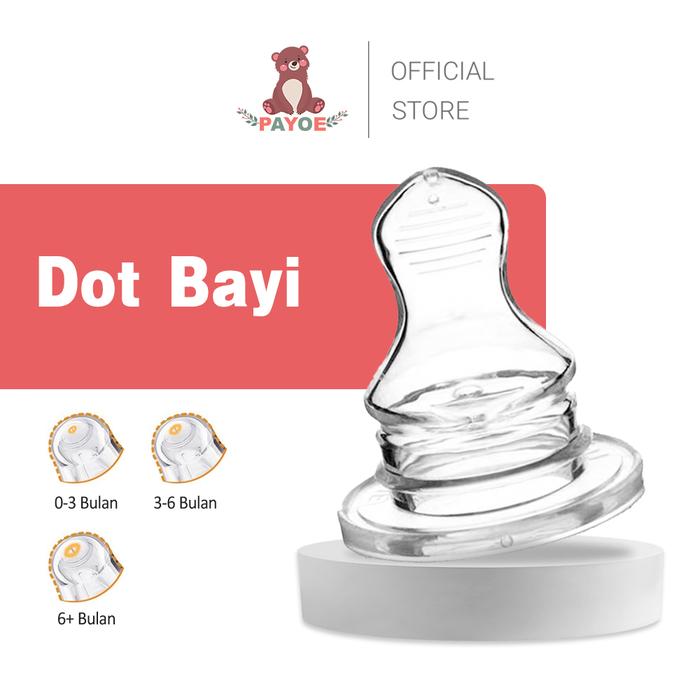 PAYOE Karet dot huki gepeng /huki nipple dot bayi