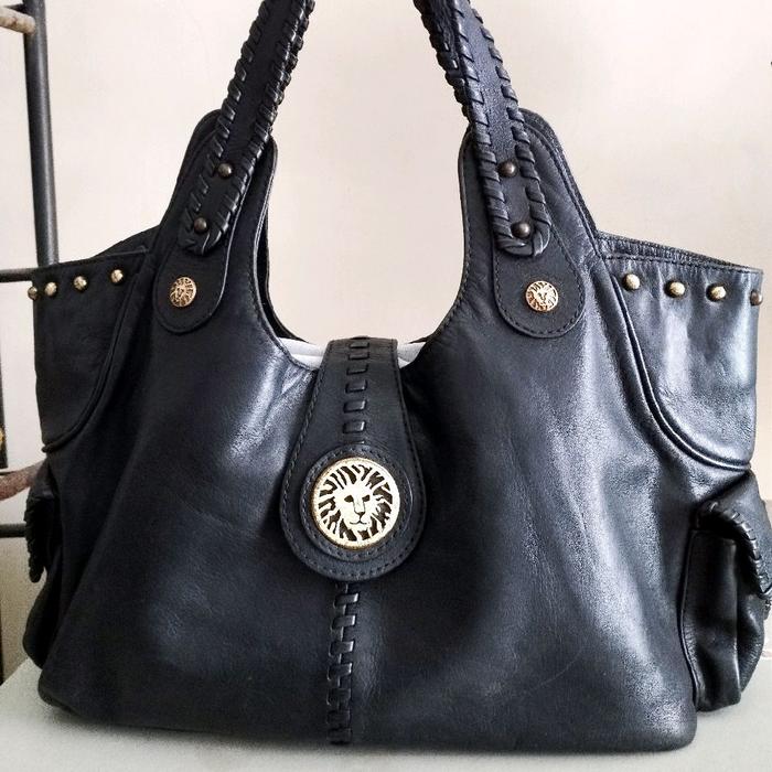 Anne Klein Shoulder Bag Preloved Auth VGC Tas Kulit Asli