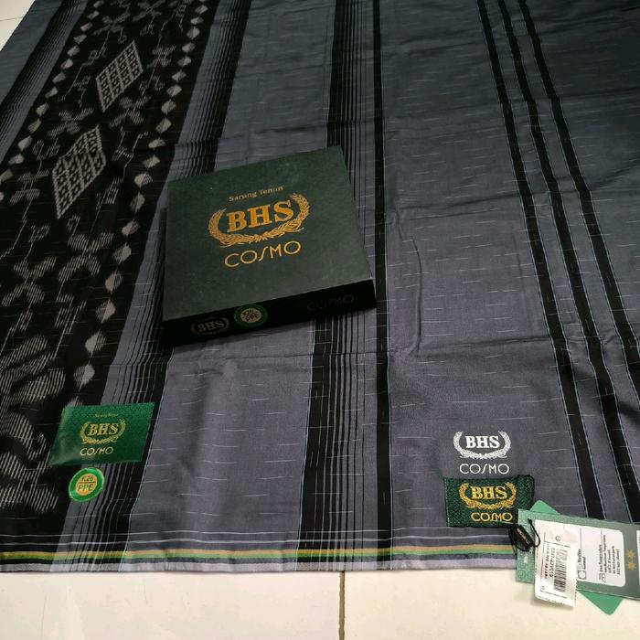 Sarung Bhs Cosmo PPE Gold Abu Original