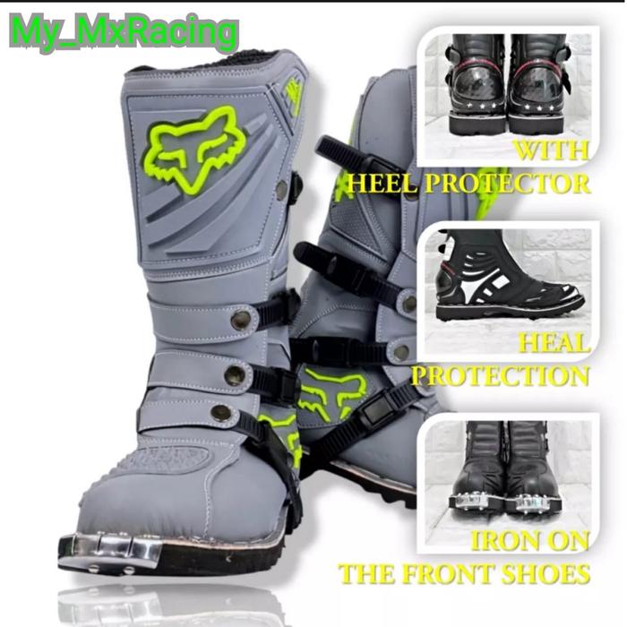 sepatu cross trail sepatu trail adventure bots safety terlaris sepatu motorcross with protector ujun