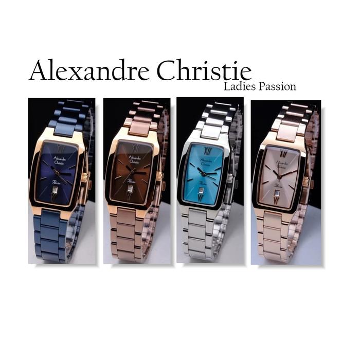 ALEXANDRE CHRISTIE JAM TANGAN WANITA ORIGINAL AC 2455 ROSEGOLD ALEXANDER CRISTIE CEWEK 100% ORI MODE