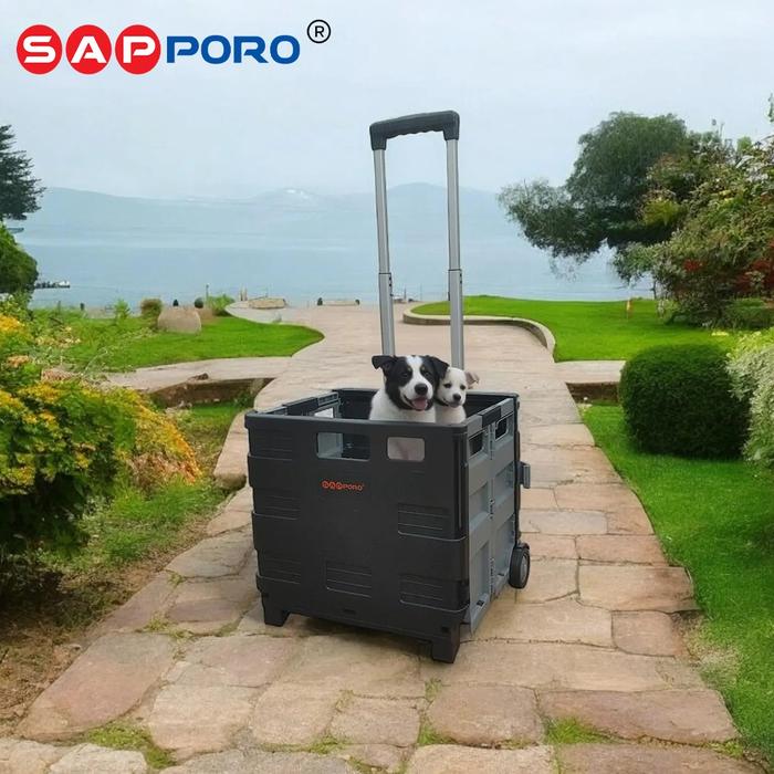 SAPPORO Troli Lipat Anjing & Kucing | Stroller Pet Dog & cat