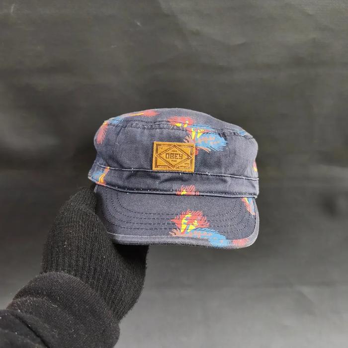 Topi Commando Cap Unisex Pria Wanita OBEY AOP