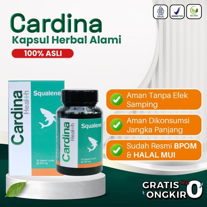 Cardina Health Squalene Vitamin Untuk Menjaga Kesehatan Ekstrak Minyak Ikan Hiu ORIGINAL
