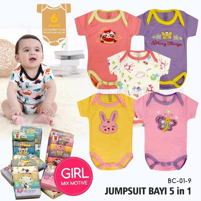 1 pcs Jumper Bayi 0-6 Bulan SNI Bodysuit Jumpsuit Anak Baju Tidur Bayi Baju harian setelan model jum