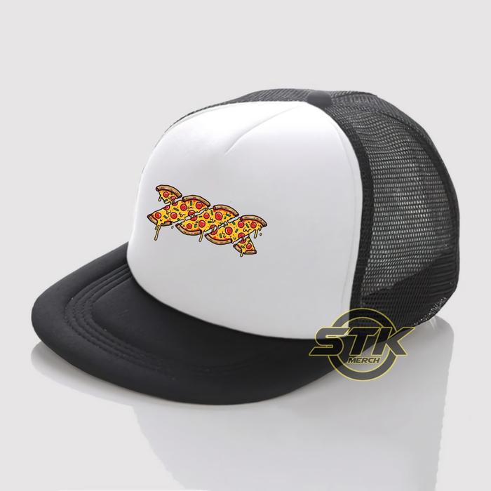 ￼Topi Art Pizza - Wdzg / Topi Snapback Trucker / Snapback Hat Trucker / Topi Jaring Distro / Topi De