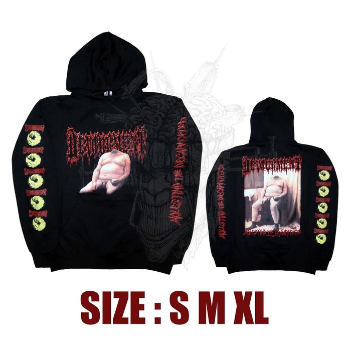 HOODIE - DEVOURMENT - Molesting The Decapitated / hoodie distro / sweater band metal original