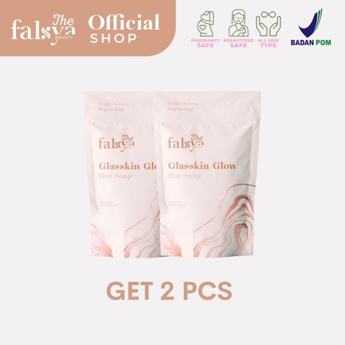 [GET 2PCS] Sabun Glasskin Glow by The Falsya Beauty