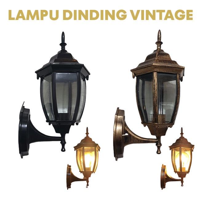 COD Lampu Dinding Outdoor Model Klasik Vintage Free Ongkir