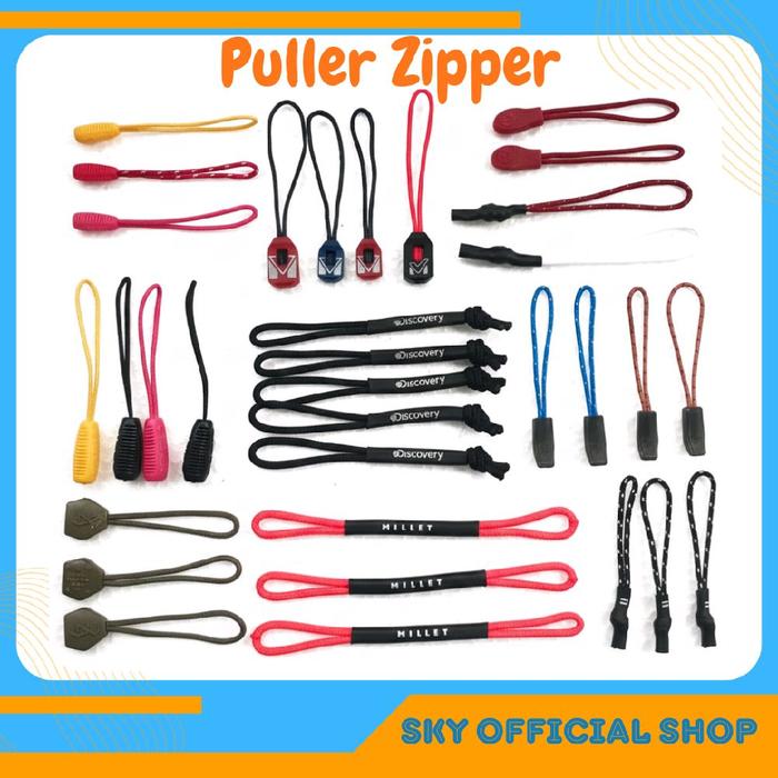 Puller Zipper Puller Tas Jaket Tarikan Resleting Original Stok Garment