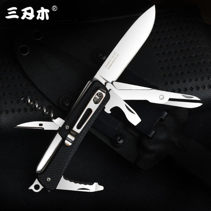 SANRENMU WA731 Multifunctional Folding Knife Urvival Self-Defense