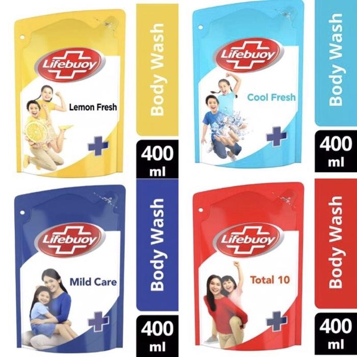 Refill Sabun Mandi Lifebuoy 400ml