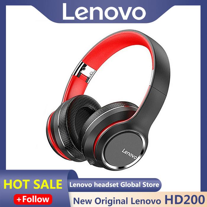 Headphone Nirkabel Lenovo HD200 Over-ear