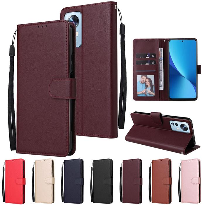 Wallet Flip Leather Case For Xiaomi 12T Pro 12 Lite 11T Mi 11 Lite