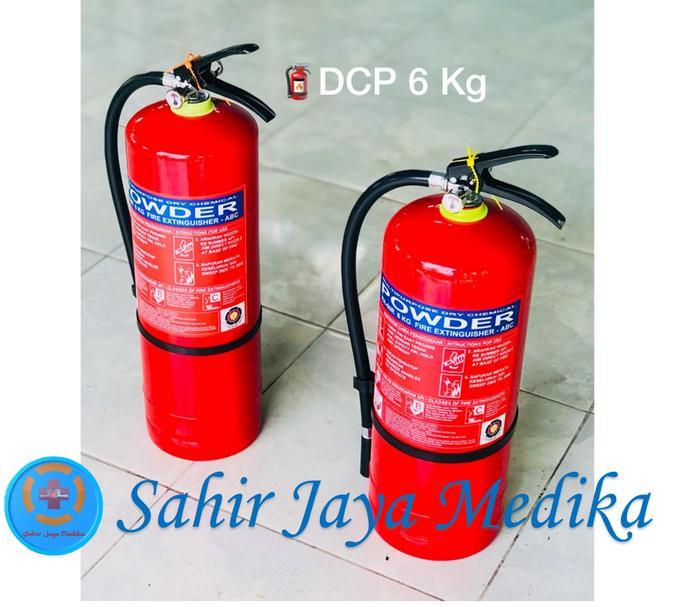 Flash Sale / Tabung Apar 6 Kg Powder Abc Dcp 5 Kg Harga 1 Set Selang Bracket Lengkap Cocok Untuk Api