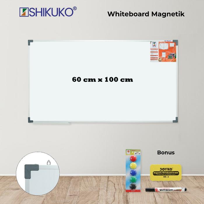 Papan Tulis Magnet / Whiteboard 60 x 100