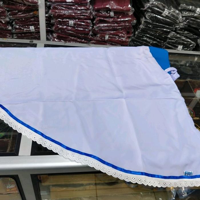 jilbab pet biru TK cantik