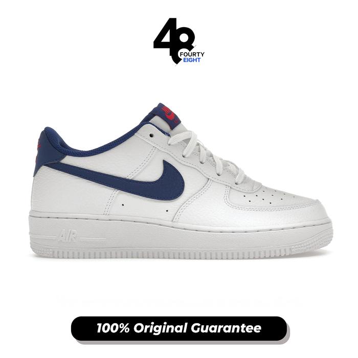 Sepatu Sneakers Wanita Nike A F 1 White Royal Blue (CT3839-101) Original