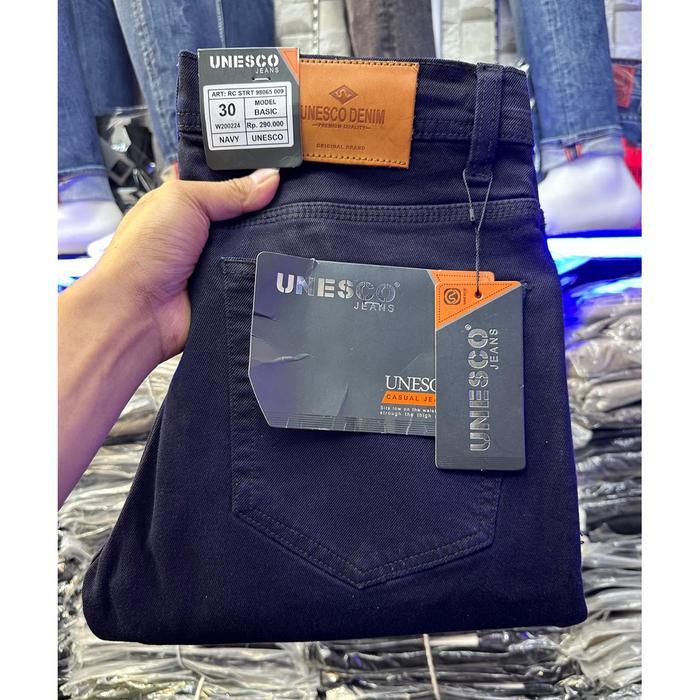 Celana Jeans Unesco Jeans Fashion/Terbagus Pria - Celana Jeans Panjang Pria - Celana Import Denim Pr