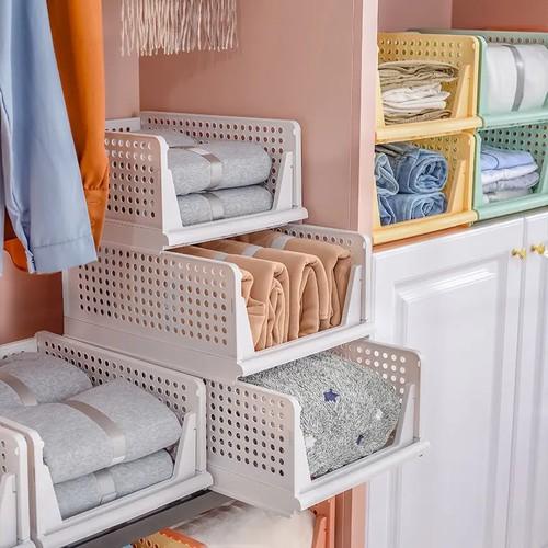 PXTON - Rak Laci Lipat / Storage Box / lemari pakaian / lemari plastik / rak baju / Keranjang baju k