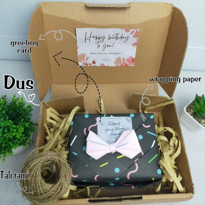 Packing Kado - Kertas Kado - Dus hampers - Dus kado - Giff box