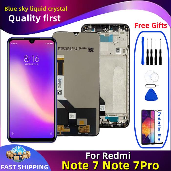 6.3" Original For Xiaomi Redmi Note 7 LCD Display Touch Screen