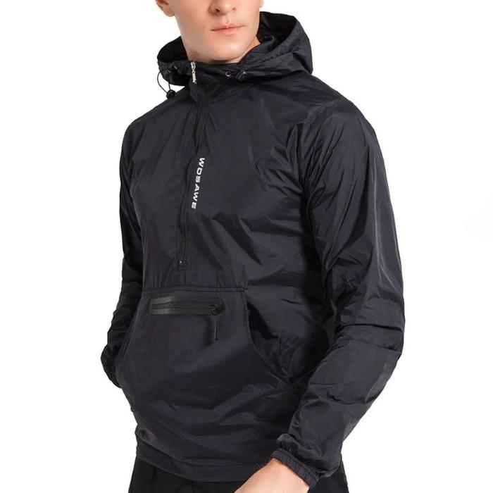 jacket olahraga pria / jacket running polos