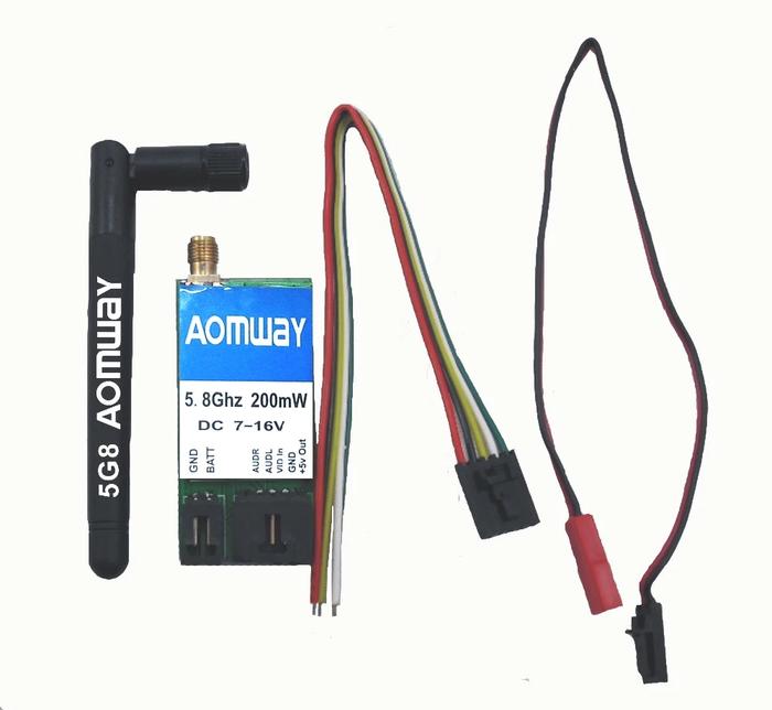 Jarak Jauh AOMWAY 5.8G 200Mw Radio Nirkabel Sistem Telemetri