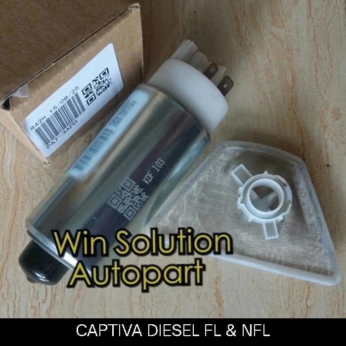 Motor pompa solar fuel pump chevrolet captiva diesel