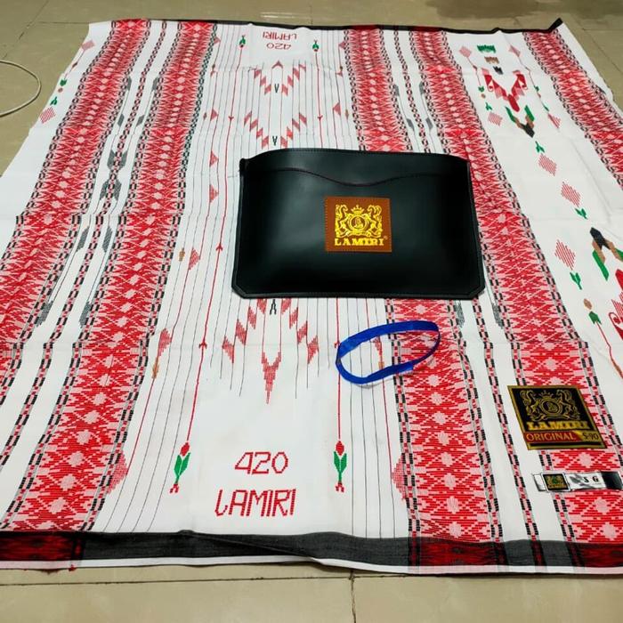 LAMIRI SARUNG MOTIF SGE BAHAN SUTRA 50% UPDATE STOK ORIGINAL 420 LAMIRI