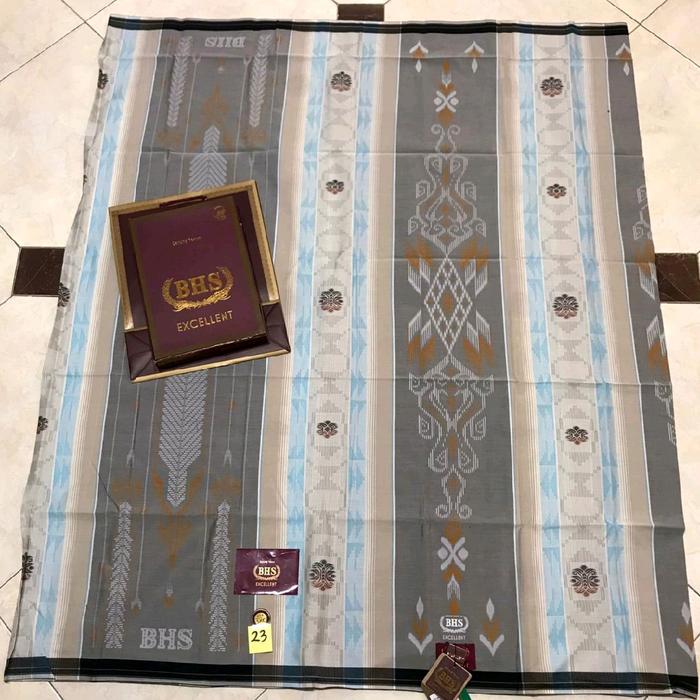 Sarung bhs excellent mercerized Muslim Motif Dewasa Hitam Pria Santri Cowok Lembut Mewah Songket