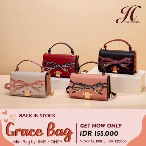 TAS SELEMPANG WANITA GRACE BAG MERK JIMS HONEY