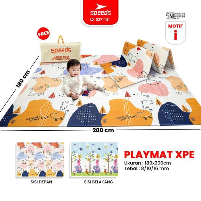 Lariss Maniss Speeds [Motif I] Playmate Lipat Bayi Playmate 180 X 200 Tebal 8Mm/10Mm Karpet Bayi Ant