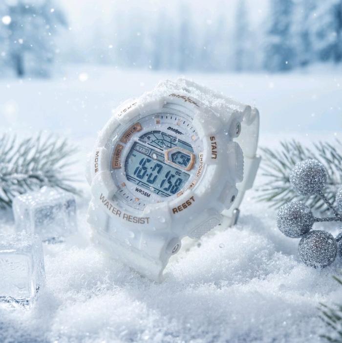 Jam Tangan Unisex Baywatch Digital 1027 Tahan Air Water Resist dengan Desain Digital Eksklusif