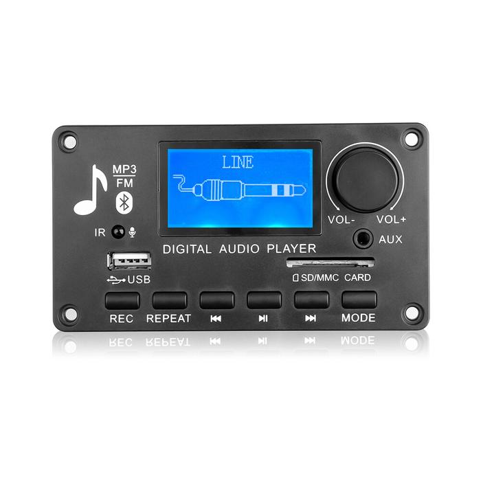 Pemutar MP3 Mobil, 12V Papan Dekoder WMA Modul Audio Nirkabel Musik