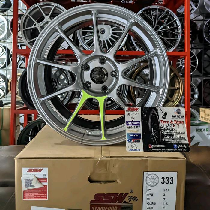 velg ssw wedsport tc105n r18 5x114 lbr8,5 et35
