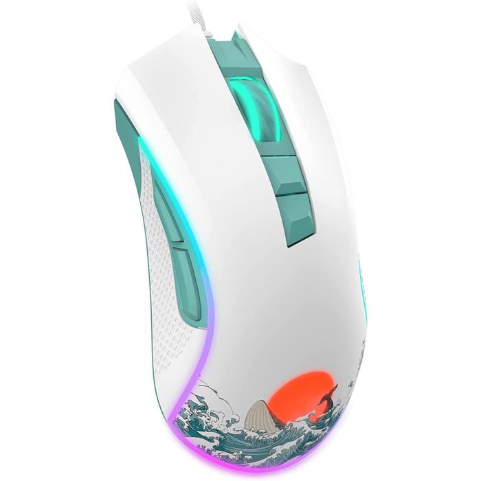 XVX Wired Gaming Mouse RGB Backlit PC Gaming Mouse with Adjustable