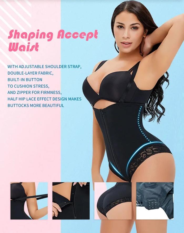 AfuliA Full Body Shaper Fajas Colombianas Reductive Girdles Flat Belly Slimming Belt Waist Trainer B